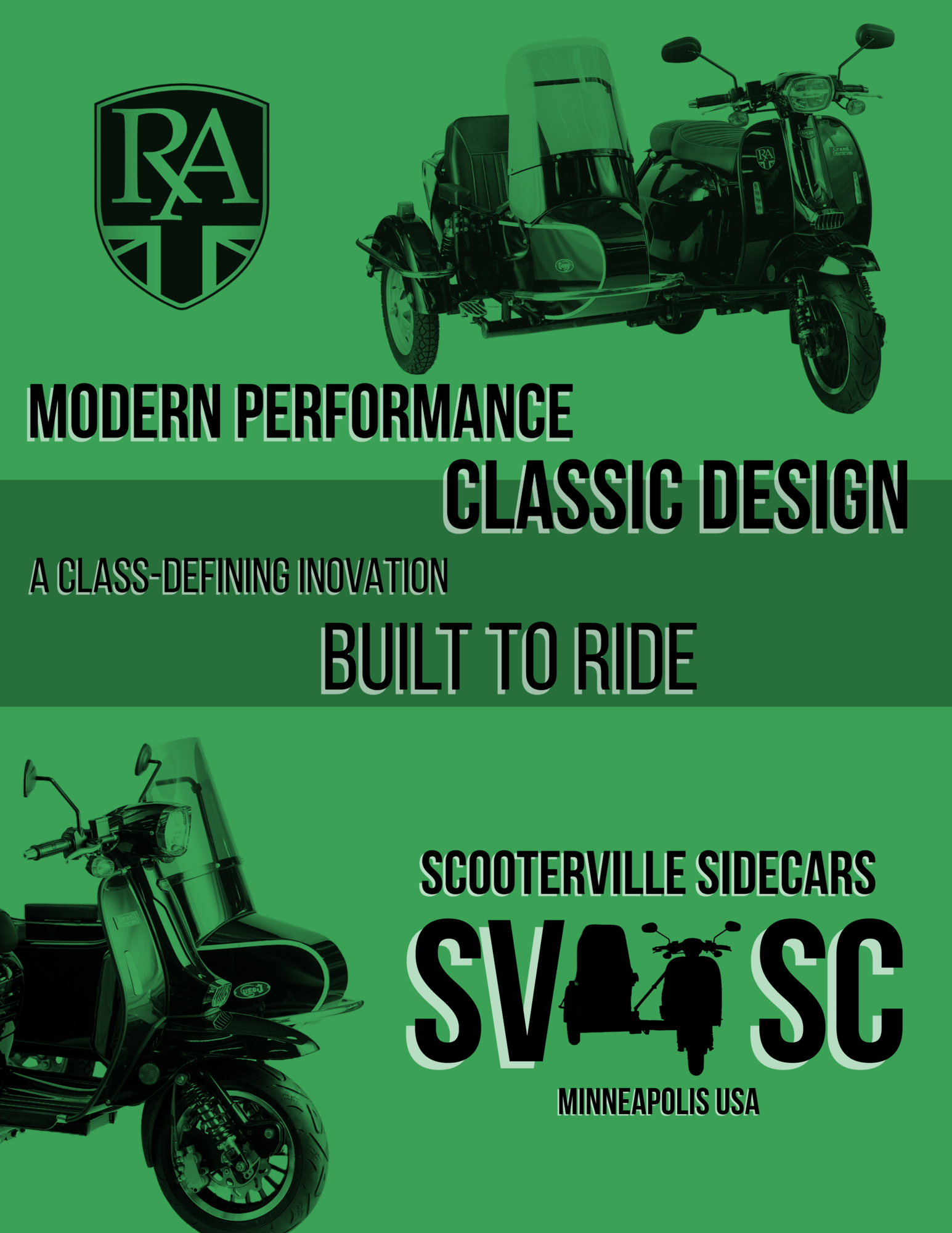 Sidecars Scooterville Minnesota Minneapolis